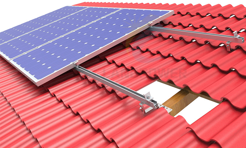 tile roof solar mounting system