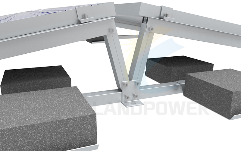 east west ballasted mounting strucrure