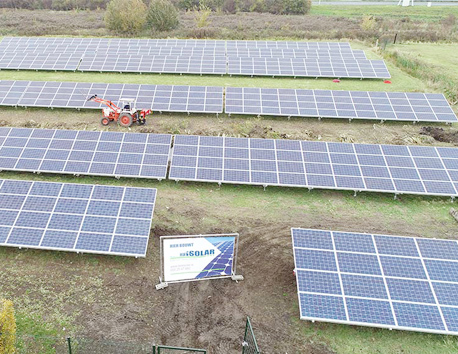﻿﻿Ground Screw Solar Mounting Holland 400KW