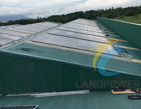 Landpower Finished Corrugated Metal Roof 1MW Philippines