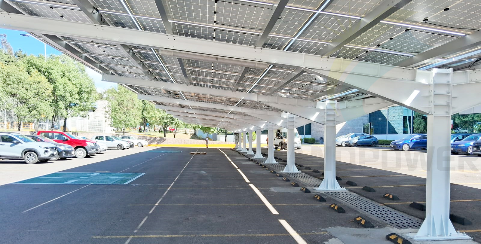 Steel Solar Carport Structure