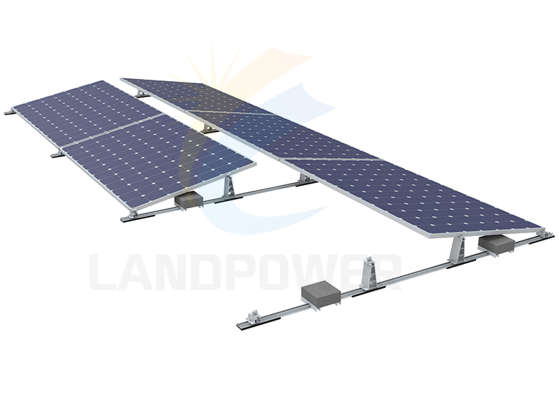 dome 6 flat roof solar mounting