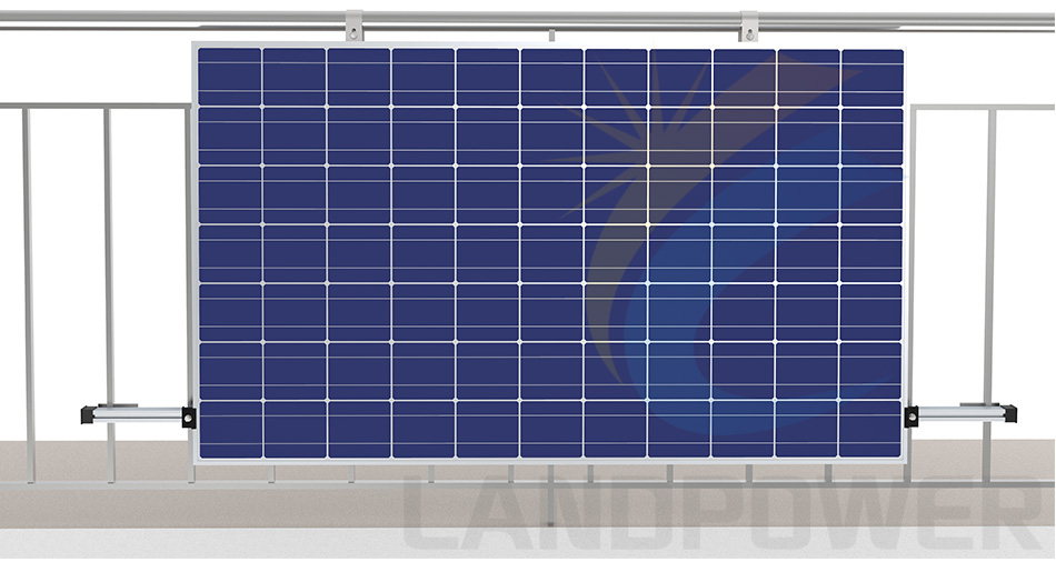 balcony solar panel mount