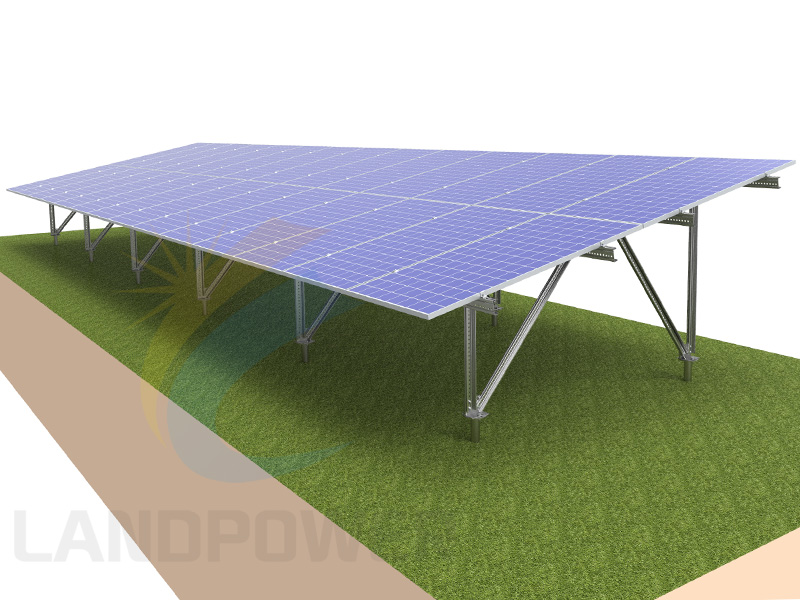 ground screw mounting structure