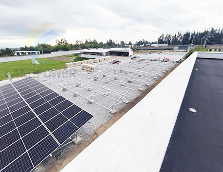 Ecuador Solar Ground Mounting 334.4KW and Roof Mount 231KW