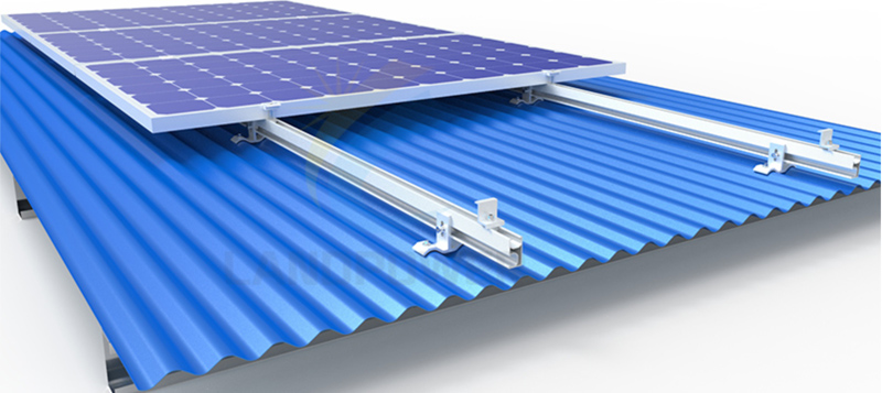 corrugated solar mounting