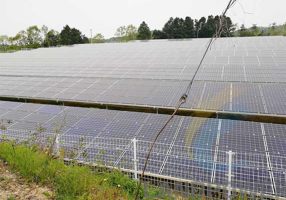 solar ground mounting in Japan