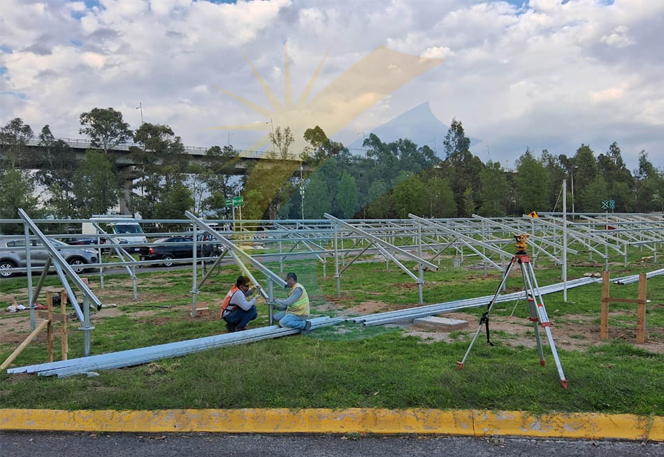 ground screw solar mounting mexico