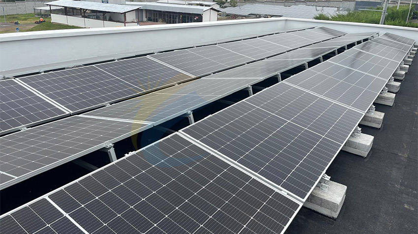 ballasted flat roof mounting ballasted flat roof mounting